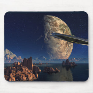UFO-buitenlands wereldkundig landschap Muismat