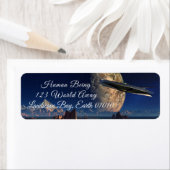 UFO-buitenlands wereldlandschap - SciFi Etiket (Insitu)