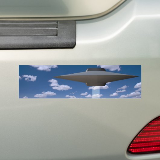 UFO BUMPERSTICKER (Op auto)