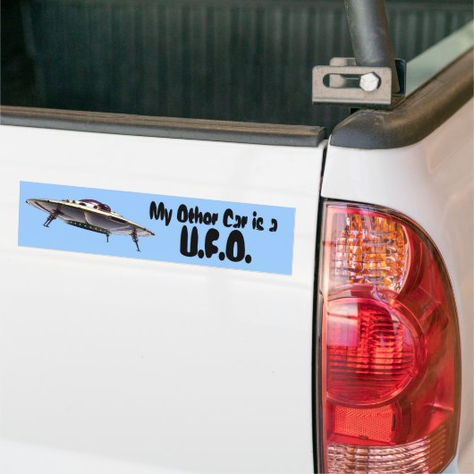 UFO-Bumpersticker Bumpersticker (Op Truck)
