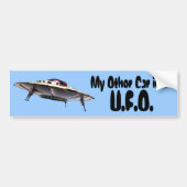 UFO-Bumpersticker Bumpersticker (Voorkant)