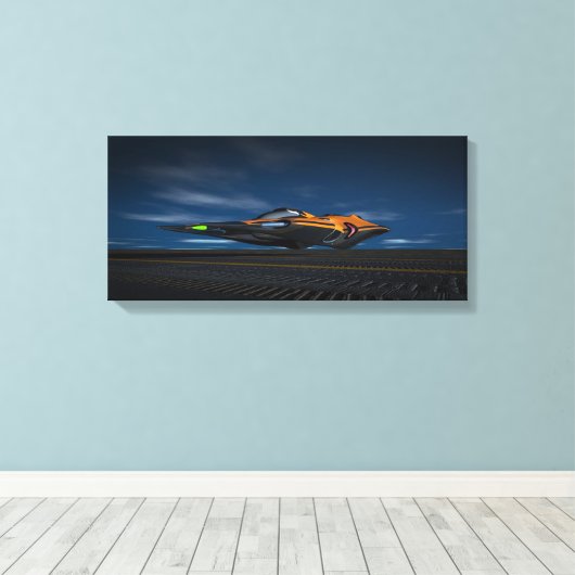 UFO CANVAS AFDRUK (Insitu (Houten vloer))