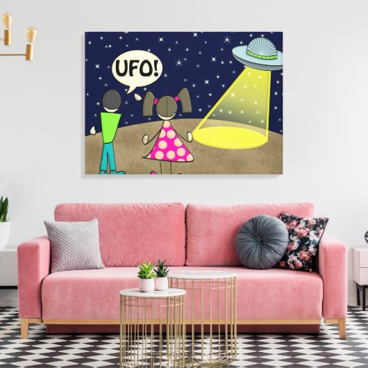 UFO CANVAS AFDRUK (Insitu (Woonkamer))