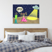 UFO CANVAS AFDRUK (Insitu (Slaapkamer))