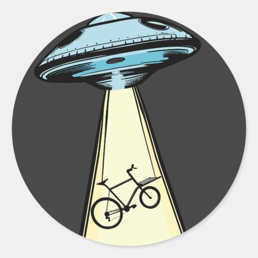Ufo Cargobike, Lastenfahrrad, Lastenrad Ronde Sticker (Voorkant)