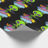 Ufo-cartoon Cadeaupapier (Hoek)