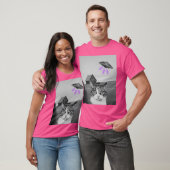 Ufo Cat Selfie T-shirt (Unisex)