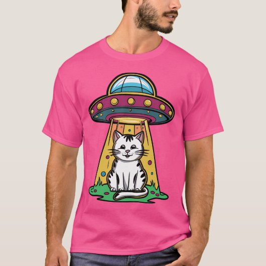 Ufo Cat T-shirt (Voorkant)