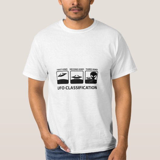 UFO-classificatie T-shirt (Voorkant)