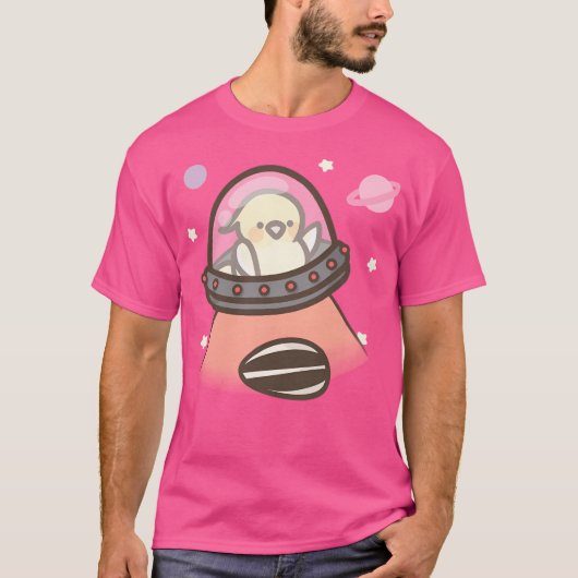 Ufo Cockatiel T-shirt (Voorkant)