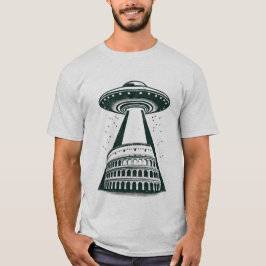 UFO Colosseum - Unieke en Whistige Ontmoeting T-shirt
