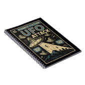 UFO Comic Book Style Notitieboek (Rechterzijde)