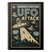 UFO Comic Book Style Notitieboek (Voorkant)