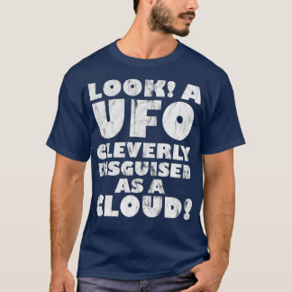 UFO-complottheorieën over ufo's geobserveerd als w T-shirt