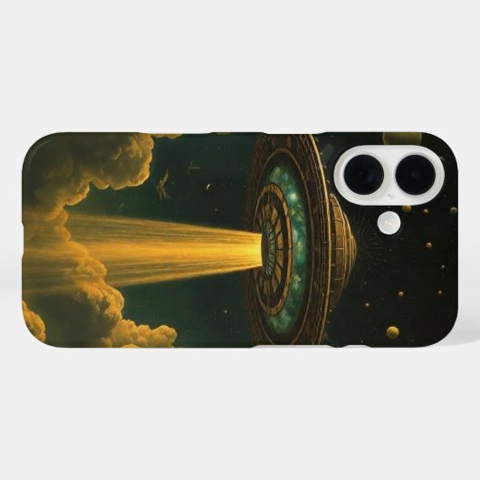 UFO contact maken Case-Mate iPhone Case (Achterkant (horizontaal))