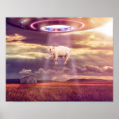 UFO Cow "Abduction Encounter Poster (Voorkant)