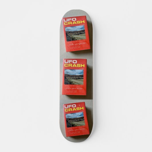 UFO CRASH Skateboard, 7 ¾" Deck Persoonlijk Skateboard (Voorkant)