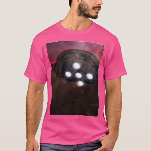 UFO-crash T-shirt (Voorkant)