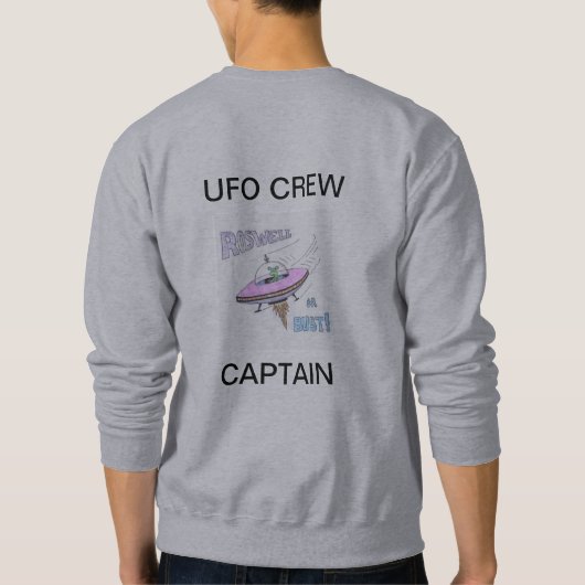 UFO CREW CAPTAIN Sweatshirt (Achterkant)