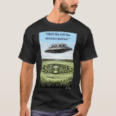 UFO CROP CIRCLES Decoder T-shirt (Voorkant)