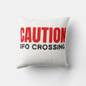 UFO Crossing Kussen (Achterkant)
