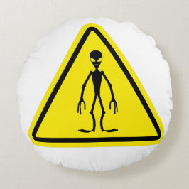 UFO Crossing Rond Kussen