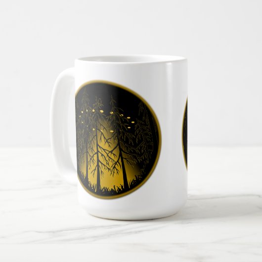 UFO Cups Cool UFO-Mokken Cups UFO-cadeautjes Geper Koffiemok (Voorkant links)