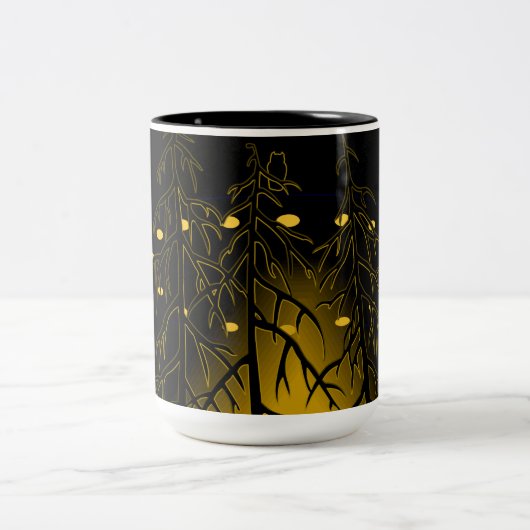 UFO Cups Cool UFO-Mokken Cups UFO-cadeautjes Geper Tweekleurige Koffiemok (Center)