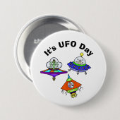 UFO-dag Button (Voorkant /achterkant)
