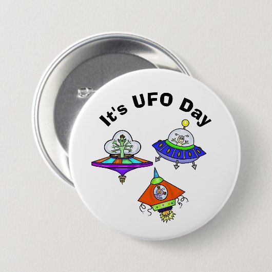 UFO-dag Button (Voorkant /achterkant)