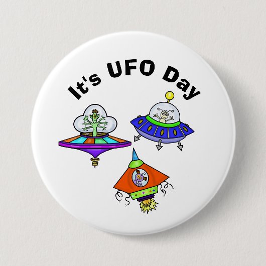 UFO-dag Button (Voorkant)