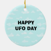 UFO-dag Ornament (Achterkant)