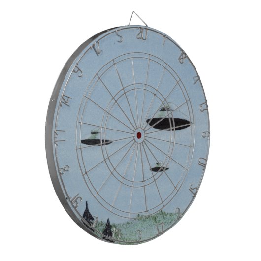 UFO DARTBORD (Voorkant Links)