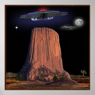 ufo devils poster tower