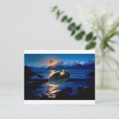 UFO DIGITAL FLYING SAUCER ART BRIEFKAART (Staand voorkant)