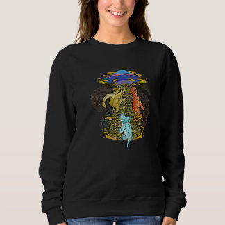 Ufo Dinosaur Alien Ontvoering Trui