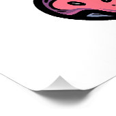 UFO Donut Kat Perfect Poster (Hoek)