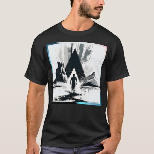 UFO-driehoek T-shirt (Voorkant)