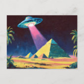 UFO Egyptische piramides Briefkaart (Voorkant)