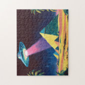 UFO Egyptische piramides Legpuzzel (Verticaal)