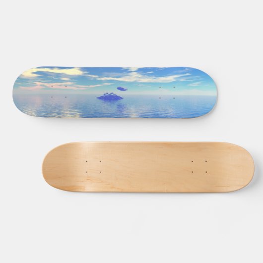 UFO-eiland Persoonlijk Skateboard (Horizontaal)