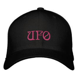 UFO Embroidered Hat Geborduurde Pet