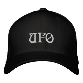 UFO Embroidered Hat Geborduurde Pet
