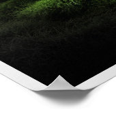 UFO en kind in het veld 's nachts poster (Hoek)