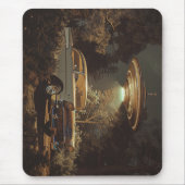 UFO en Stanley's BelAir uit 1956 Muismat (Voorkant)