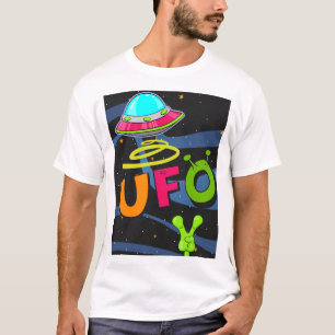 UFO EN VREDE EN LIEFDE T-SHIRT