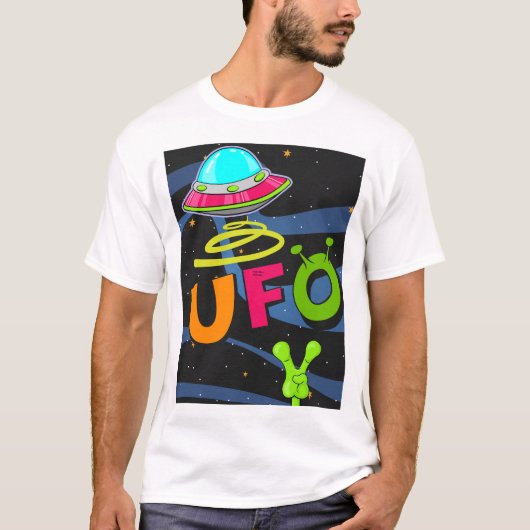 UFO EN VREDE EN LIEFDE T-SHIRT (Voorkant)