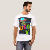 UFO EN VREDE EN LIEFDE T-SHIRT (Voorkant volledig)
