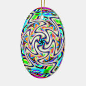 UFO-engine FTL Drive (woorden toevoegen) Keramisch Ornament (Links)