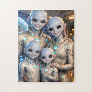 UFO Familie Legpuzzel